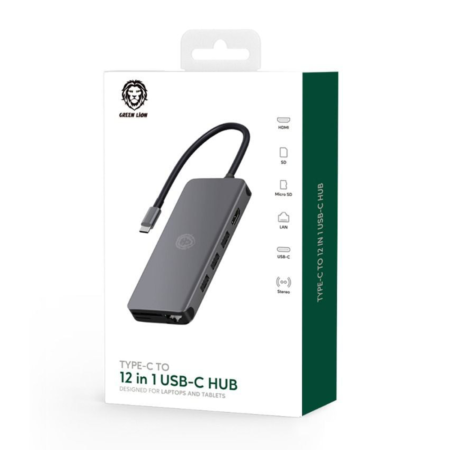 Green Lion 12 In 1 USB-C Hub 4K