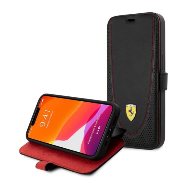 Ferrari iPhone Leather Flip Case for iPhone 13 Pro Max