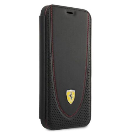 Ferrari iPhone Leather Flip Case for iPhone 13 Pro Max @appleians
